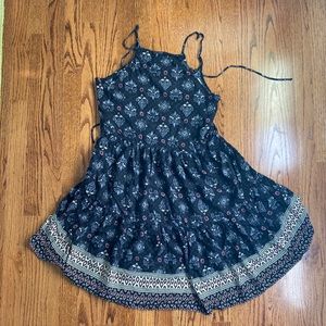 Hollister lace up dress